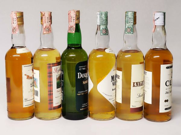 Five Lords, Highland Farm, Dougherty's, Match, Knight's Tower, Cluny, Scoth Whisky  - Asta Whisky & Co. - Associazione Nazionale - Case d'Asta italiane