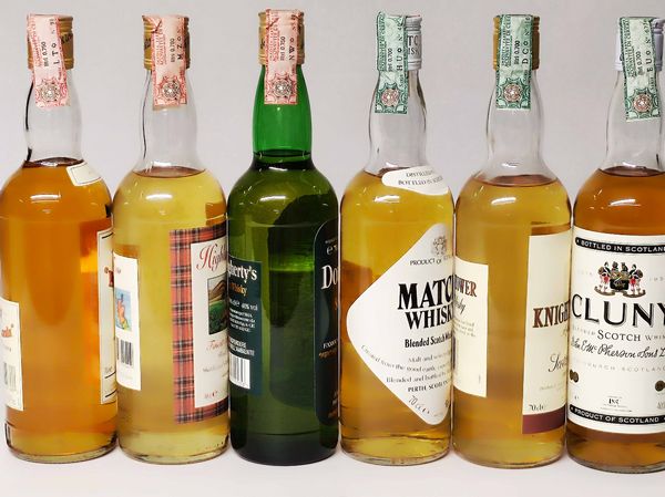 Five Lords, Highland Farm, Dougherty's, Match, Knight's Tower, Cluny, Scoth Whisky  - Asta Whisky & Co. - Associazione Nazionale - Case d'Asta italiane