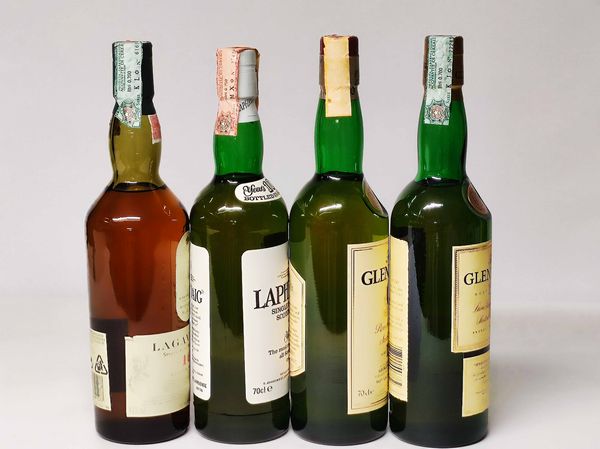 Lagavulin, Laphroaig, Glenlivet, Single Malt Whisky  - Asta Whisky & Co. - Associazione Nazionale - Case d'Asta italiane