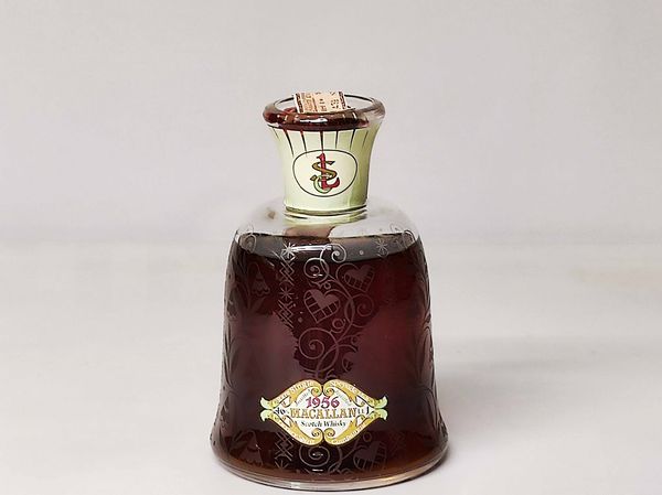 Macallan 1956 Decanter Baccarat, Single Speyside Malt Whisky  - Asta Whisky & Co. - Associazione Nazionale - Case d'Asta italiane
