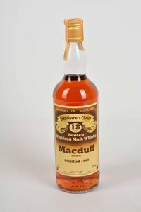 Macduff Connoisseurs Choice 1963, Scotch Whisky Malt  - Asta Whisky & Co. - Associazione Nazionale - Case d'Asta italiane
