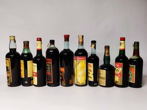 Pizzolotto, Bardi, Buton, Brotto, Casareni, Massagli, Ciuti, Branca, Ape, Elixir China  - Asta Whisky & Co. - Associazione Nazionale - Case d'Asta italiane