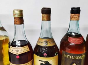 Buton, Fogolar, Barker, Bettitoni, Sarti, Cognac e Brandy Italiani  - Asta Whisky & Co. - Associazione Nazionale - Case d'Asta italiane