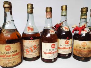 Cavallino Rosso, Collezione Italiana, Brandy  - Asta Whisky & Co. - Associazione Nazionale - Case d'Asta italiane