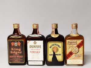 King Edgar, Dunfife, His Excellency, Highland Command, Scoth Whisky  - Asta Whisky & Co. - Associazione Nazionale - Case d'Asta italiane