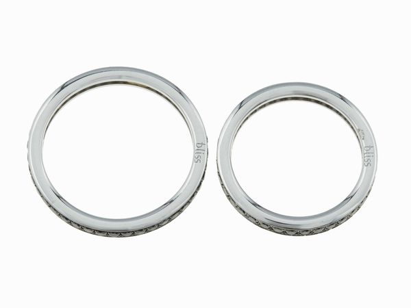 Due rivire con diamanti neri  - Asta Gioielli - Associazione Nazionale - Case d'Asta italiane