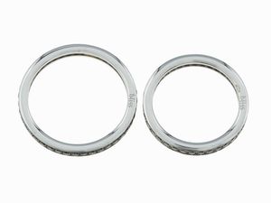 Due rivire con diamanti neri  - Asta Gioielli - Associazione Nazionale - Case d'Asta italiane