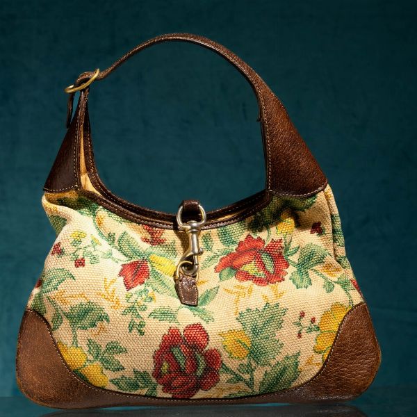 Gucci Borsa hobo vintage Jackie Flora  - Asta Luxury Vintage e Penne da Collezione - Associazione Nazionale - Case d'Asta italiane