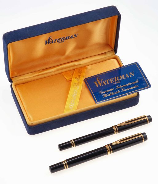Waterman. Le Man , lotto composto da stilografica e rollerball. Danni  - Asta Luxury Vintage e Penne da Collezione - Associazione Nazionale - Case d'Asta italiane