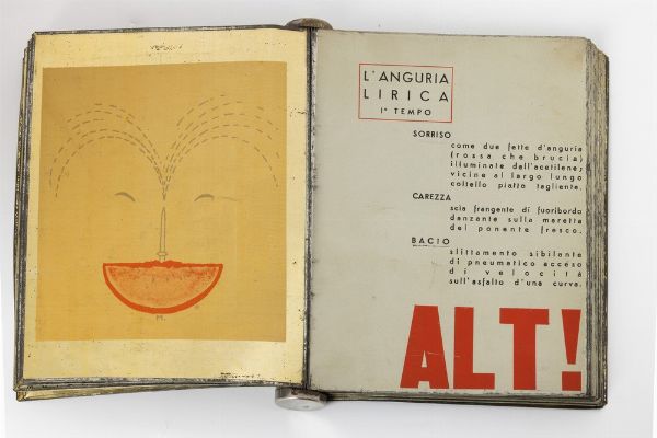 Tullio D’Albisola : L'Anguria lirica  - Asta Arte Moderna e Contemporanea - Associazione Nazionale - Case d'Asta italiane
