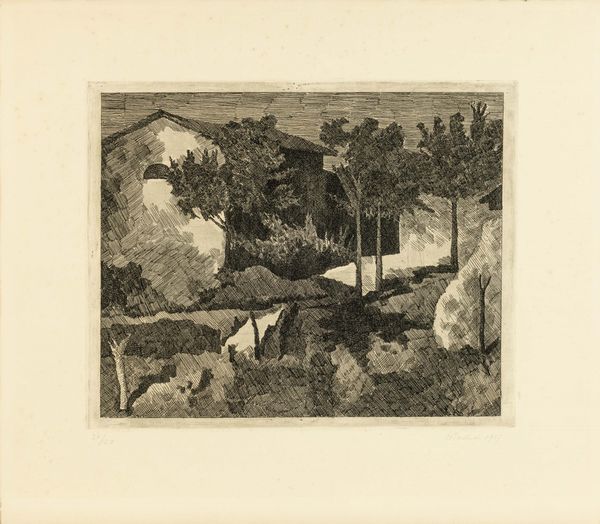 Giorgio Morandi : Paesaggio del Poggio  - Asta Arte Moderna e Contemporanea - Associazione Nazionale - Case d'Asta italiane