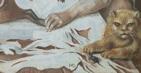 Stanislao Lepri : Banchetto  - Asta Arte Moderna e Contemporanea - Associazione Nazionale - Case d'Asta italiane