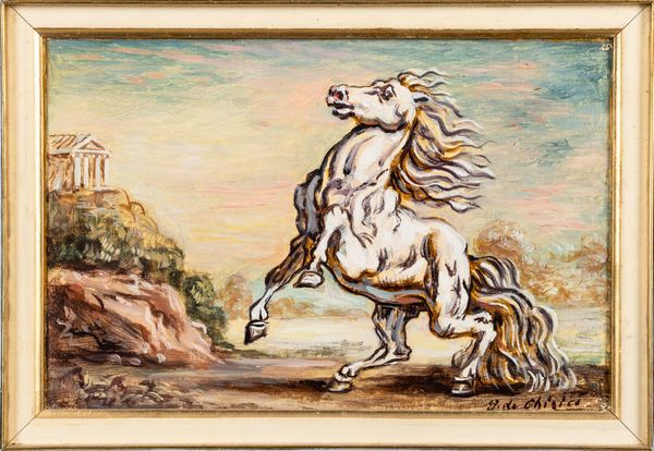 Giorgio de Chirico : Cavallo impennato  - Asta Arte Moderna e Contemporanea - Associazione Nazionale - Case d'Asta italiane