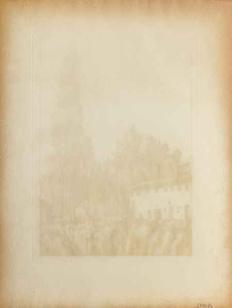 Giorgio Morandi : Paesaggio con il grande pioppo  - Asta Arte Moderna e Contemporanea - Associazione Nazionale - Case d'Asta italiane