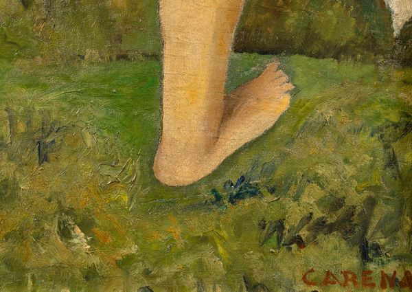 Felice Carena : Nudo di schiena  - Asta Arte Moderna e Contemporanea - Associazione Nazionale - Case d'Asta italiane