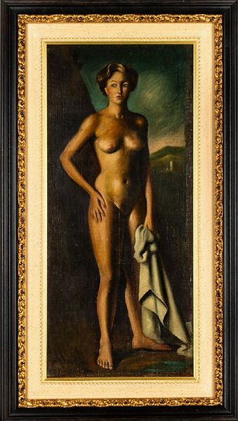 Gregorio Sciltian : Nudo nel paesaggio  - Asta Arte Moderna e Contemporanea - Associazione Nazionale - Case d'Asta italiane
