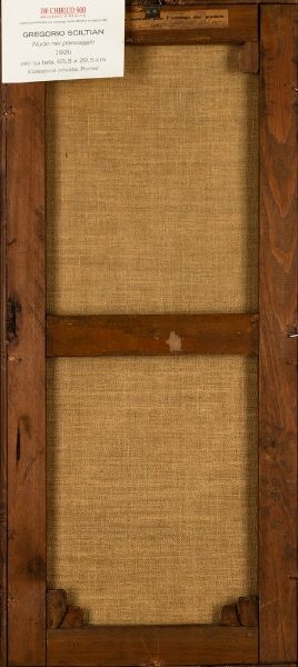 Gregorio Sciltian : Nudo nel paesaggio  - Asta Arte Moderna e Contemporanea - Associazione Nazionale - Case d'Asta italiane