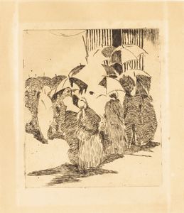 Édouard Manet - Line in Front of the Butcher Shop (Queue devant la boucherie)