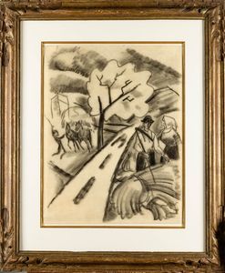 August Macke : Ernte (Mietitura)  - Asta Arte Moderna e Contemporanea - Associazione Nazionale - Case d'Asta italiane