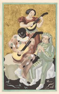 Gino Severini - Les amans d'Arlequin