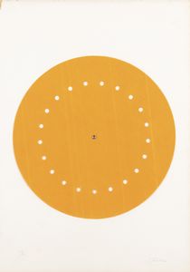 LUCIO FONTANA - Disco spaziale