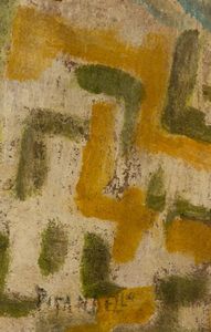 FAUSTO PIRANDELLO : Figura con camicia blu  - Asta Arte Moderna e Contemporanea - Associazione Nazionale - Case d'Asta italiane