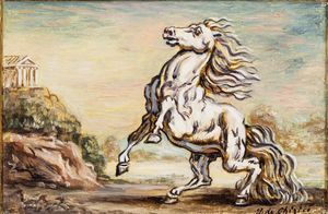 Giorgio de Chirico - Cavallo impennato