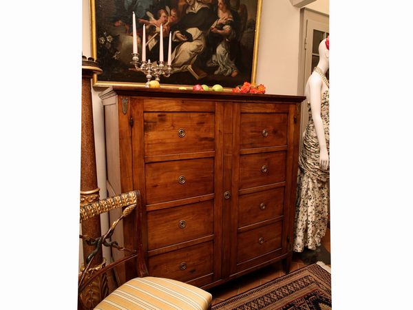 Mobile da studio da centro in ciliegio  - Asta Una casa al Ponte Vecchio - Associazione Nazionale - Case d'Asta italiane