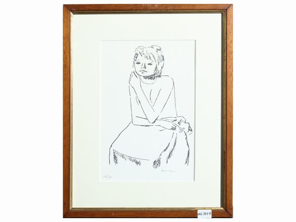 Xavier Bueno : Ritratti di personaggi  - Asta Una casa al Ponte Vecchio - Associazione Nazionale - Case d'Asta italiane