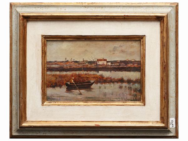 Paesaggi e Scene campestri  - Asta Una casa al Ponte Vecchio - Associazione Nazionale - Case d'Asta italiane