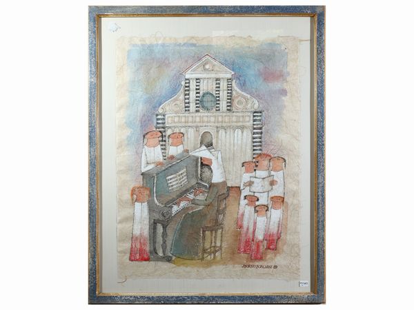 Adorno Bonciani : Concertino 1969  - Asta Una casa al Ponte Vecchio - Associazione Nazionale - Case d'Asta italiane