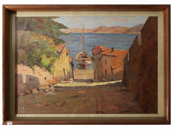 Paesaggi marini  - Asta Una casa al Ponte Vecchio - Associazione Nazionale - Case d'Asta italiane