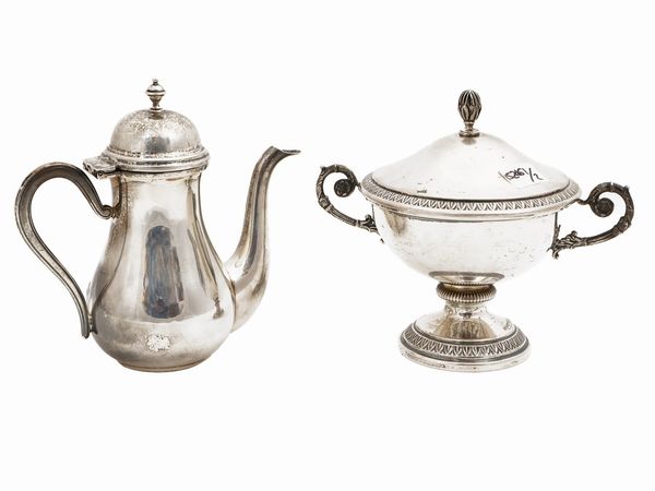 Due accessori per la tavola in argento  - Asta Una casa al Ponte Vecchio - Associazione Nazionale - Case d'Asta italiane