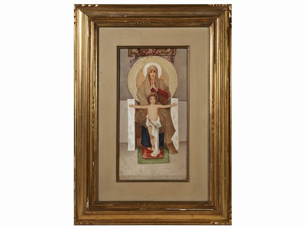 Giulio Bargellini : Rosa mistica  - Asta Una casa al Ponte Vecchio - Associazione Nazionale - Case d'Asta italiane