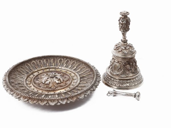 Campanello da scrivania in argento  - Asta Una casa al Ponte Vecchio - Associazione Nazionale - Case d'Asta italiane