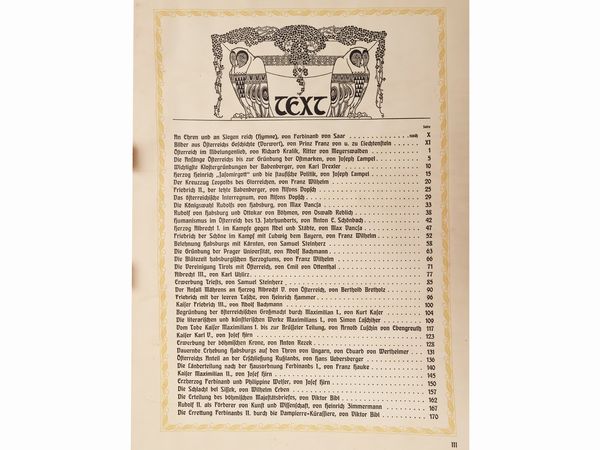An Ehren und an Siegen Reich  - Asta Una casa al Ponte Vecchio - Associazione Nazionale - Case d'Asta italiane