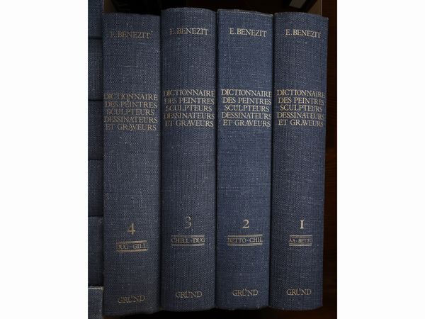 Emmanuel Bénézit : Dictionnaire critique et documentaire des peintres, sculpteurs, dessinateurs et graveurs  - Asta Una casa al Ponte Vecchio - Associazione Nazionale - Case d'Asta italiane