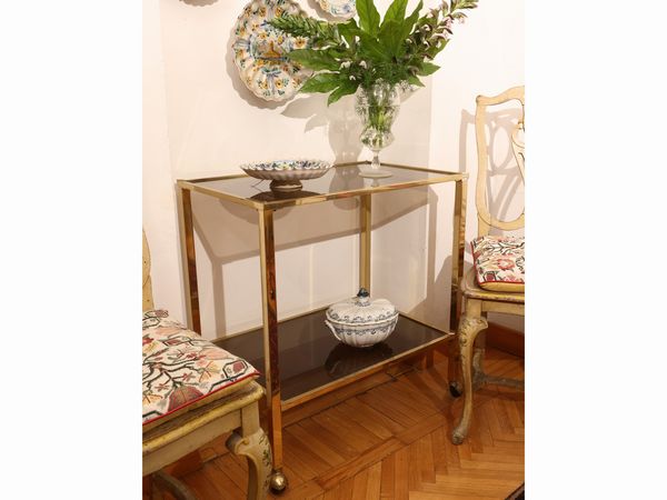 Carrello di servizio in ottone  - Asta Una casa al Ponte Vecchio - Associazione Nazionale - Case d'Asta italiane