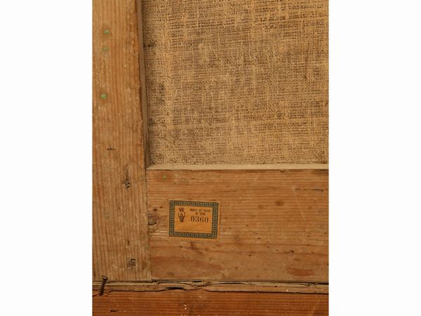 Cerchia di Giacomo Nani : Capriccio architettonico entro giardino  - Asta Una casa al Ponte Vecchio - Associazione Nazionale - Case d'Asta italiane