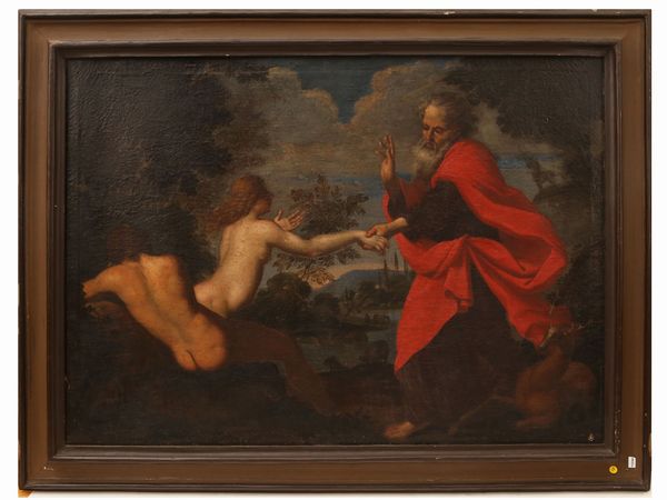 Scuola toscana : Creazione di Eva  - Asta Una casa al Ponte Vecchio - Associazione Nazionale - Case d'Asta italiane