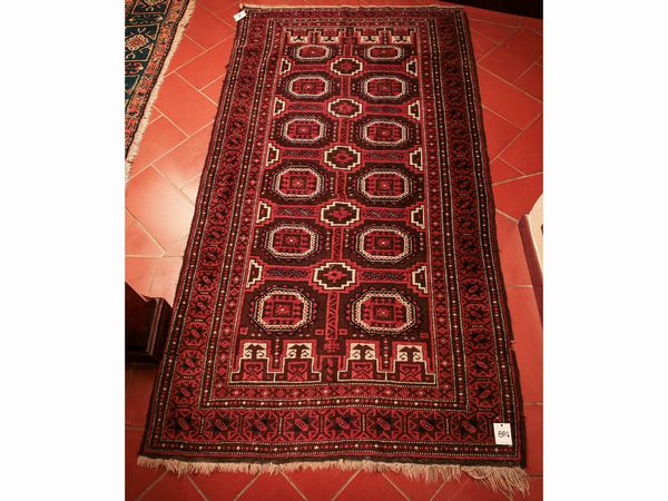 Tappeto Bukara di vecchia manifattura  - Asta Una casa al Ponte Vecchio - Associazione Nazionale - Case d'Asta italiane