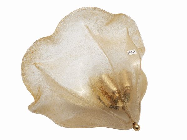 Grande applique in vetro di Murano, La Murrina  - Asta Una casa al Ponte Vecchio - Associazione Nazionale - Case d'Asta italiane