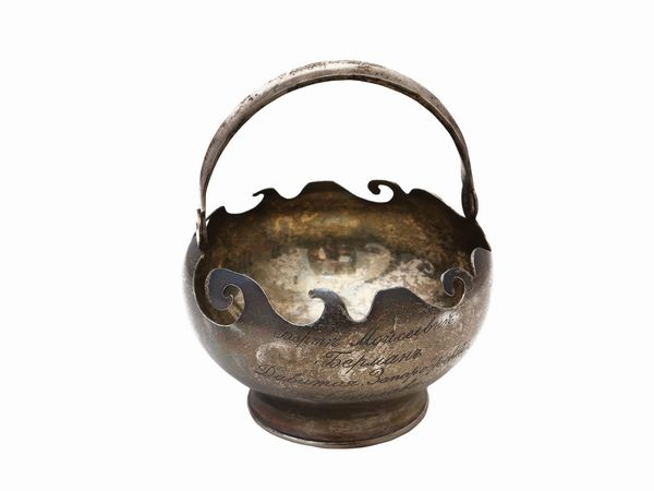 Zuccheriera in argento  - Asta Una casa al Ponte Vecchio - Associazione Nazionale - Case d'Asta italiane