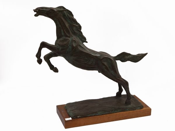 Remo Bombardini : Cavallo  - Asta Una casa al Ponte Vecchio - Associazione Nazionale - Case d'Asta italiane