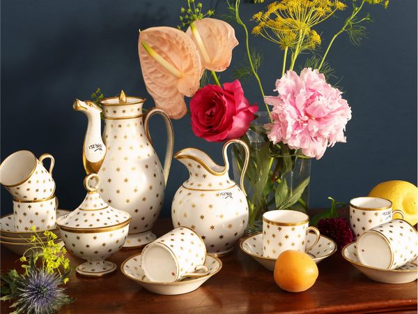 Servizio da caff� in porcellana, Ginori  - Asta Una casa al Ponte Vecchio - Associazione Nazionale - Case d'Asta italiane