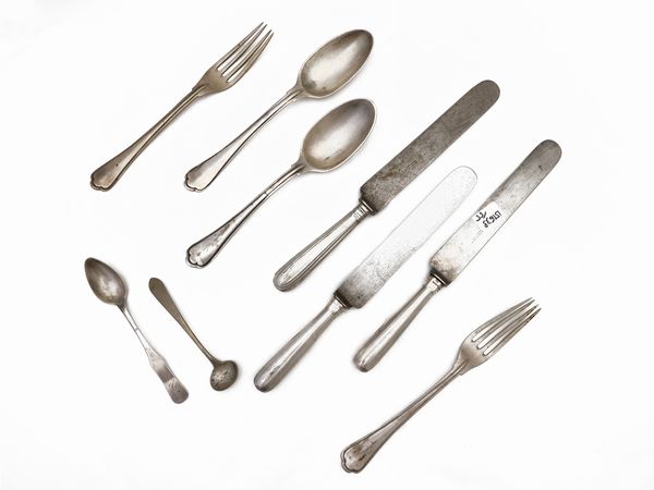 Miscellanea di posate in argento  - Asta Una casa al Ponte Vecchio - Associazione Nazionale - Case d'Asta italiane