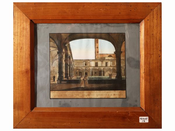 Vedute di Firenze  - Asta Una casa al Ponte Vecchio - Associazione Nazionale - Case d'Asta italiane