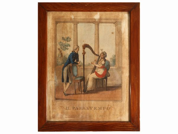 Carlo Lasinio : Figurini di moda  - Asta Una casa al Ponte Vecchio - Associazione Nazionale - Case d'Asta italiane