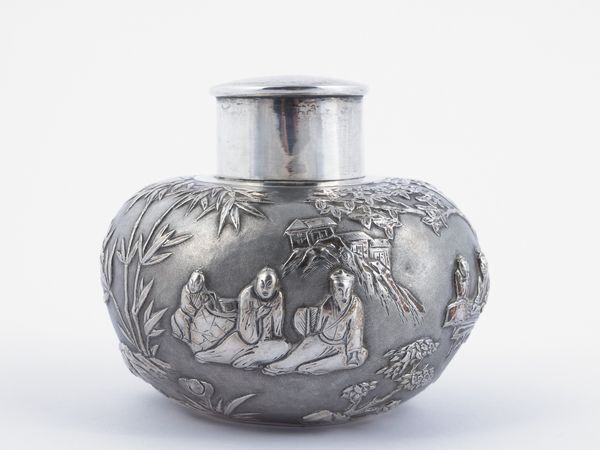 Scatola da t� in argento  - Asta Una casa al Ponte Vecchio - Associazione Nazionale - Case d'Asta italiane