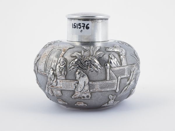 Scatola da t� in argento  - Asta Una casa al Ponte Vecchio - Associazione Nazionale - Case d'Asta italiane